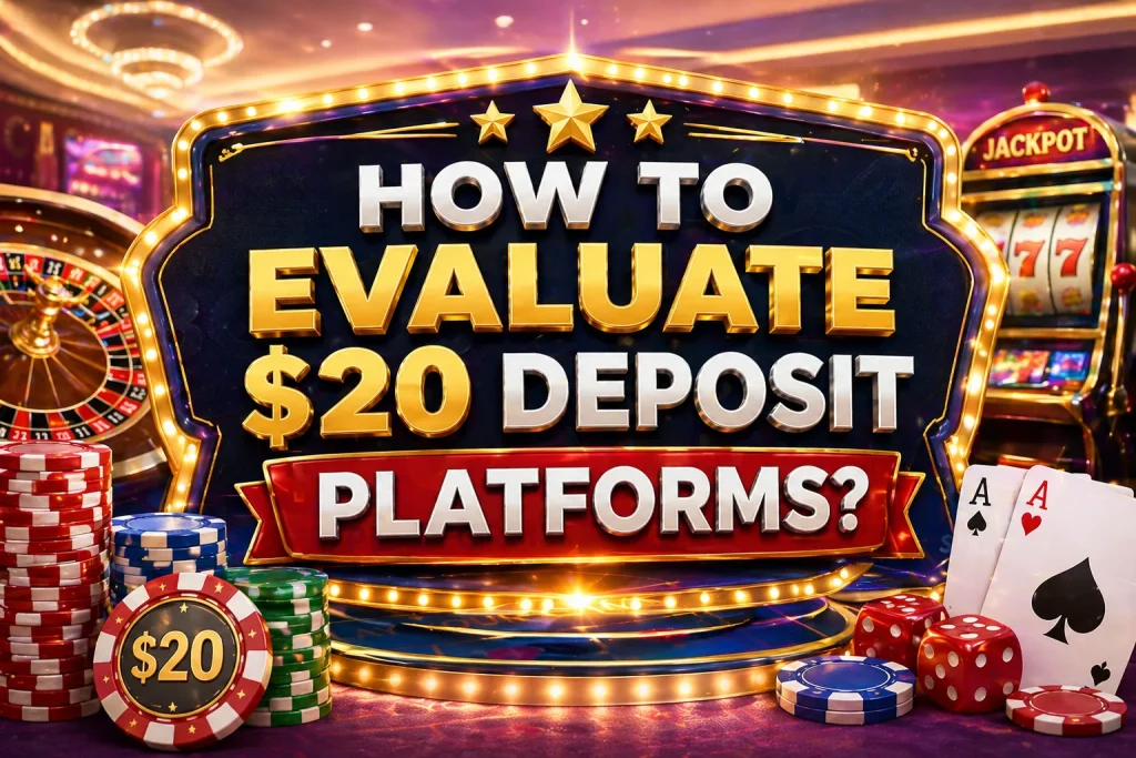 How To Evaluate $20 Deposit Platforms