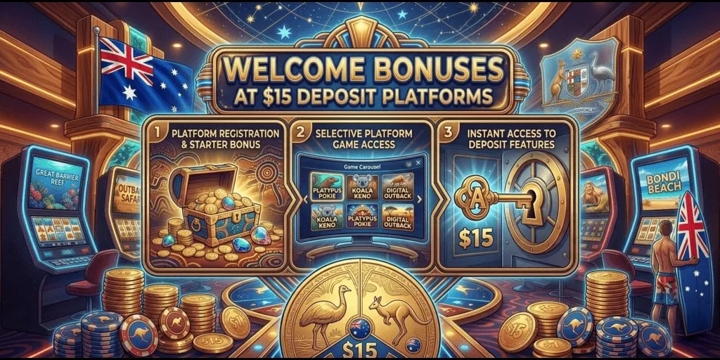 Welcome Bonuses At $15 Deposit Platforms