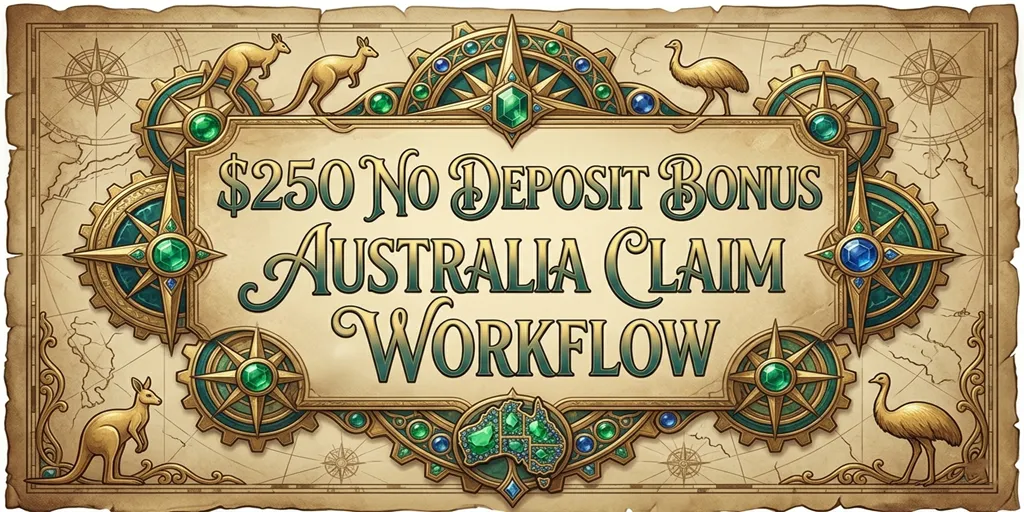 $250 No Deposit Bonus Australia Claim Workflow
