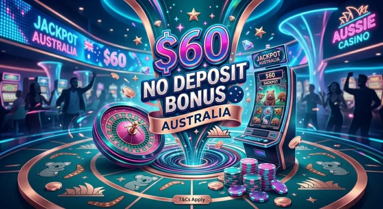$60 No Deposit Bonus Australia