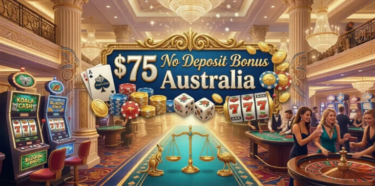 $75 No Deposit Bonus Australia