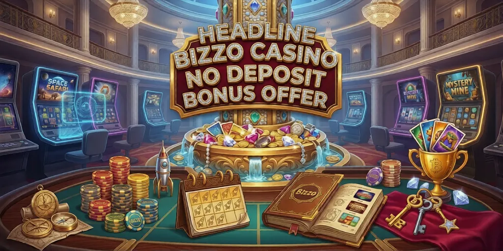 Headline Bizzo Casino No Deposit Bonus Offer