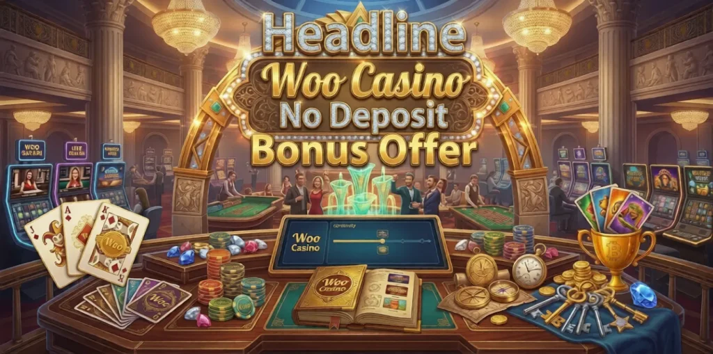 Headline Woo Casino No Deposit Bonus Offer