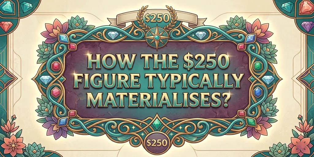 How The $250 Figure Typically Materialises