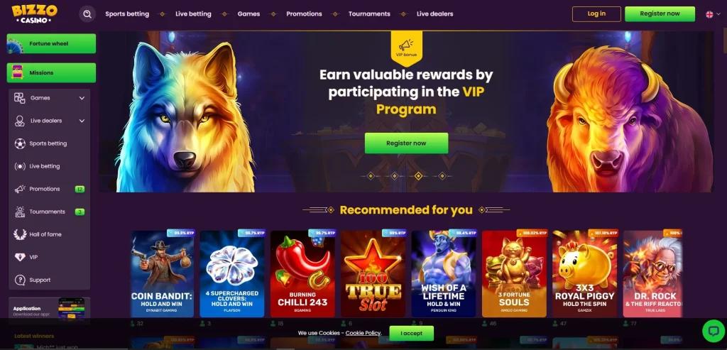 bizzo casino review