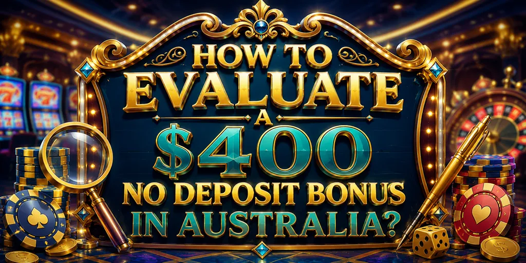 How To Evaluate A $400 No Deposit Bonus In Australia
