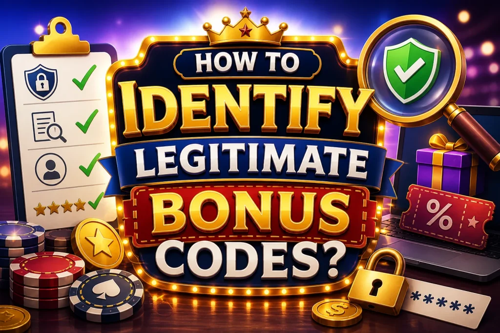 How To Identify Legitimate Bonus Codes
