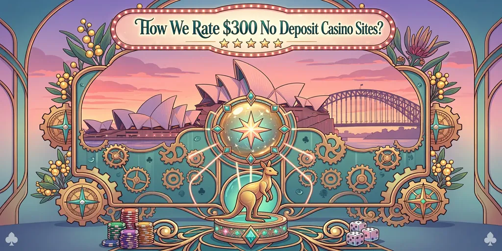How We Rate $300 No Deposit Casino Sites?