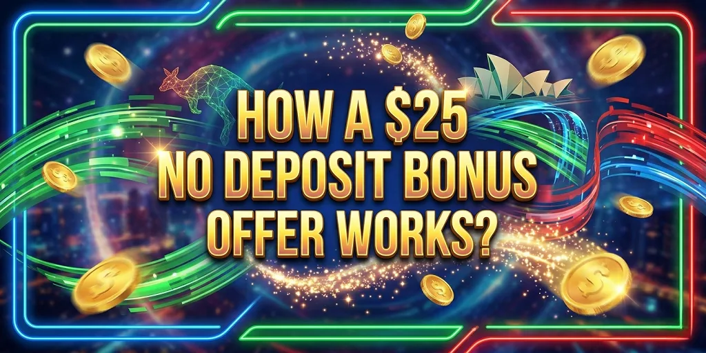 How a $25 No Deposit Bonus Australia Offer Works