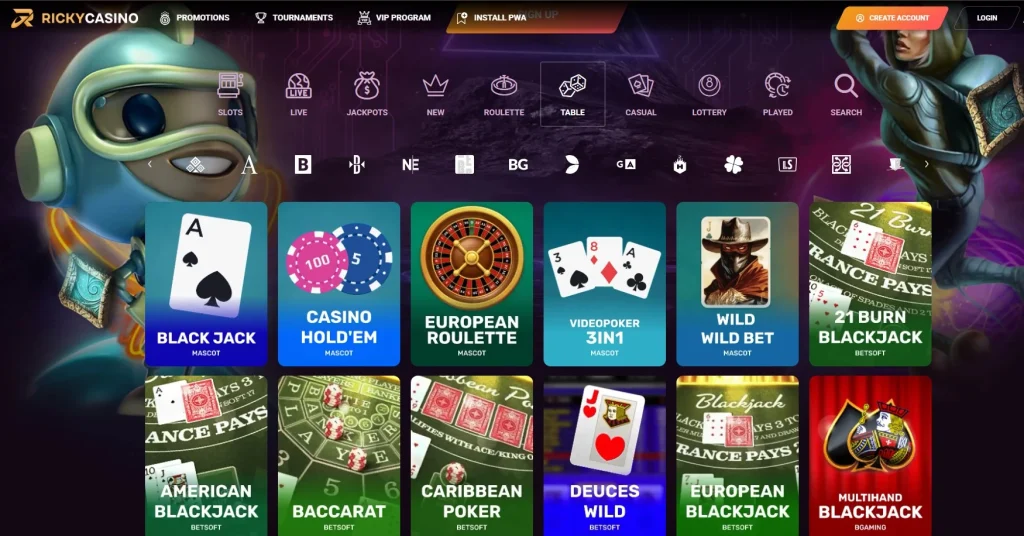 Live Dealer, Table Games And Casual Games