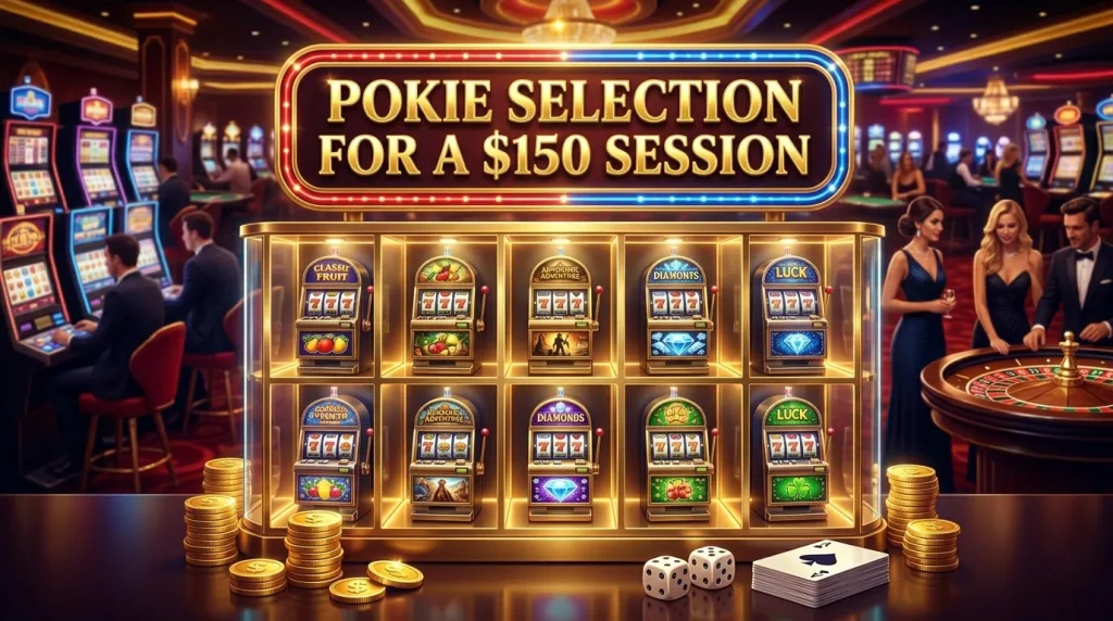 Pokie Selection For A $150 Session