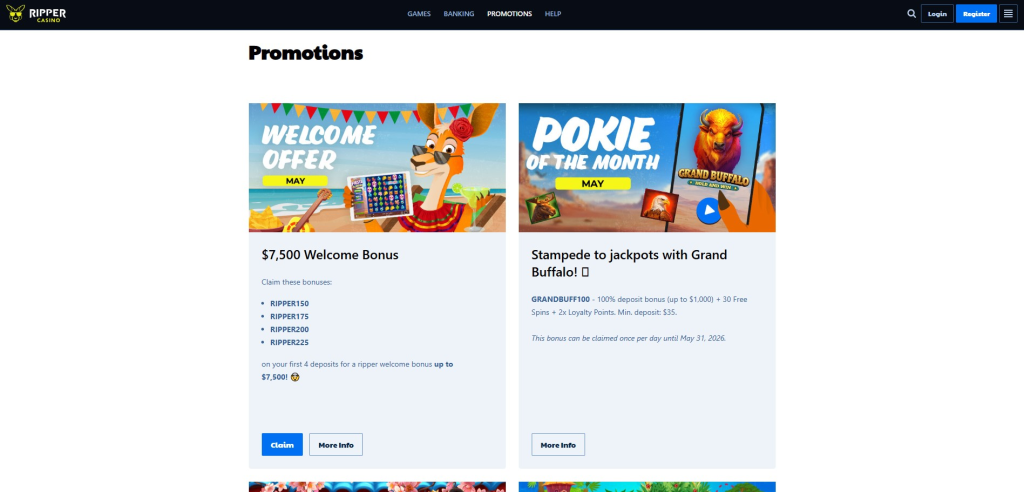 Promotions For Existing Players