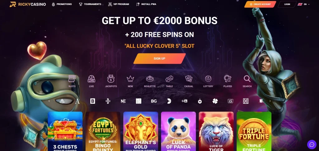 Ricky Casino At A Glance