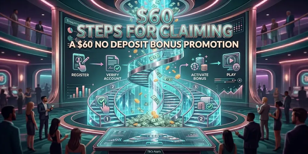 Steps For Claiming A $60 No Deposit Bonus Promotion