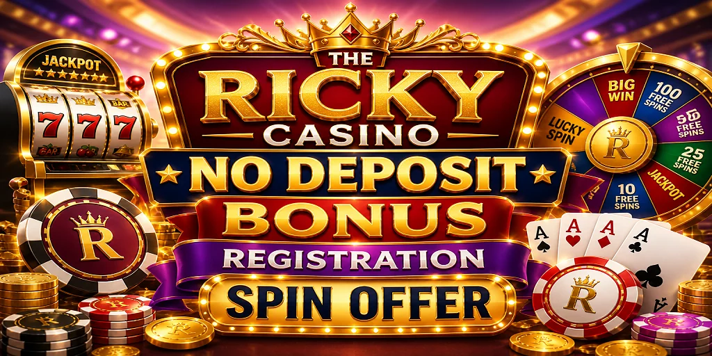 The Ricky Casino No Deposit Bonus Registration Spin Offer