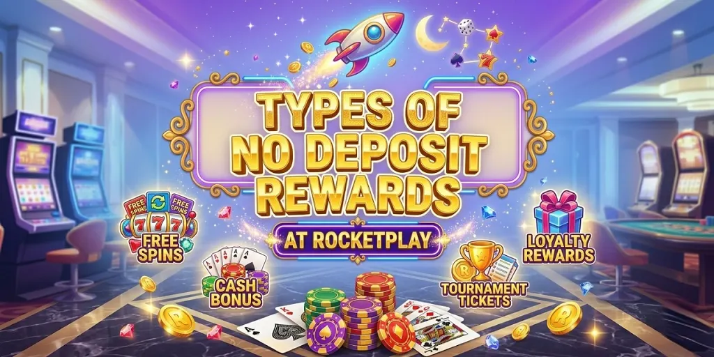 Types Of No Deposit Rewards At RocketPlay