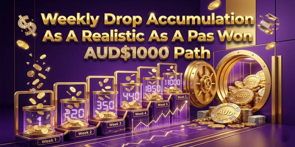 Weekly Drop Accumulation As A Realistic AUD$1000 Path