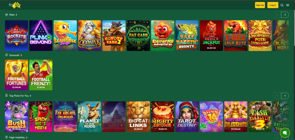 Fair Go Casino Game Collection