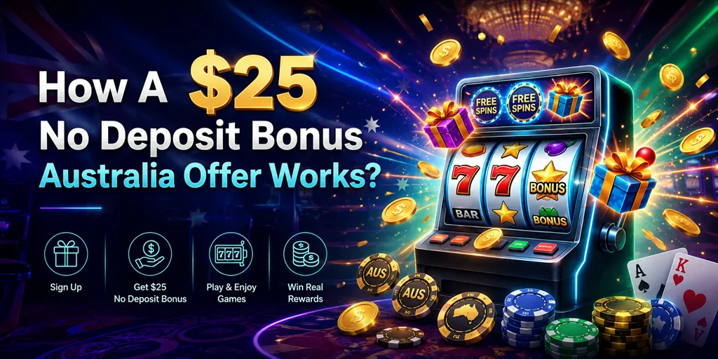 How A $25 No Deposit Bonus Australia Offer Works?