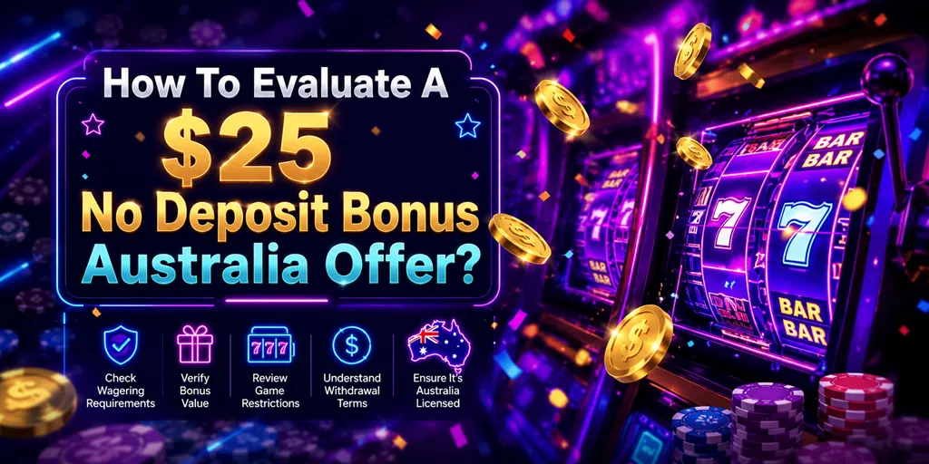 How To Evaluate A $25 No Deposit Bonus Australia Offer