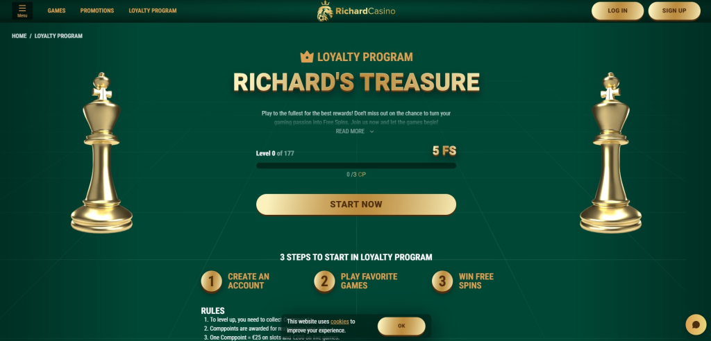 Richard Casino Loyalty Program